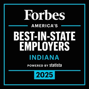 Forbes best in state employers logo