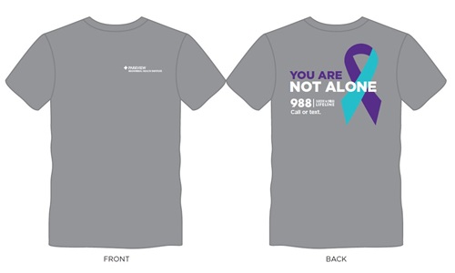 2025 Suicide Awareness Walk Shirt Design
