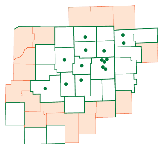 County map graphic