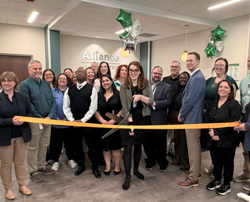 Ribbon cutting for Alliance Health Pediatrics