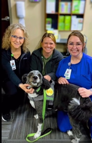 Parkview coworkers and dog