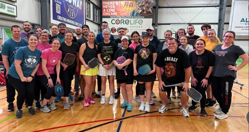 parkview employees at pickleball tournament