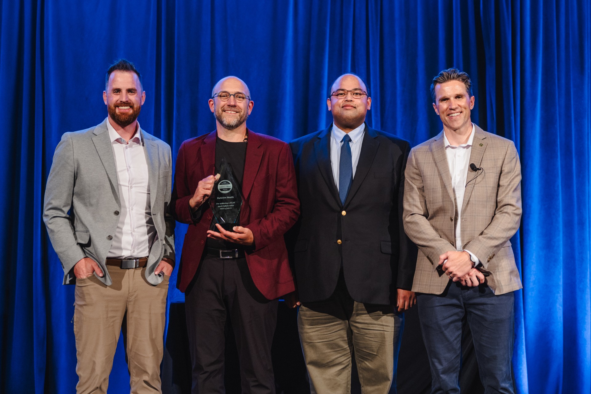 KLAS Arch Pinnacle Award picture with doctors