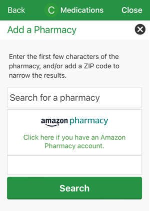 Amazon Pharmacy Screenshot