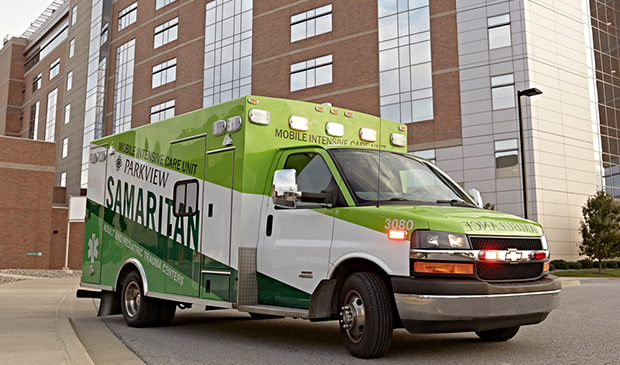 Parkview Samaritan ambulance