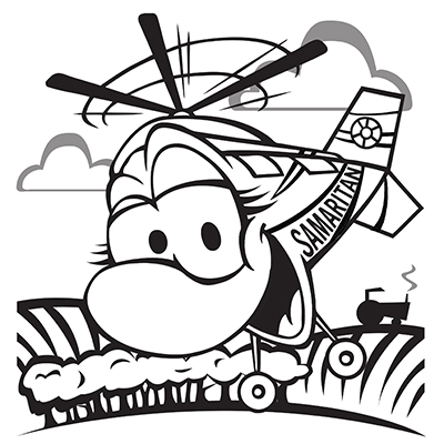 Samantha, the helicopter