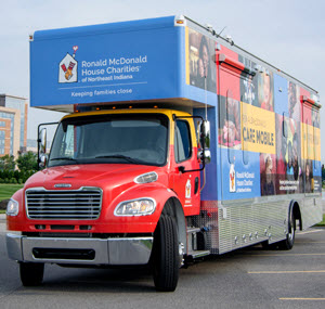 Ronald McDonald House Mobile van