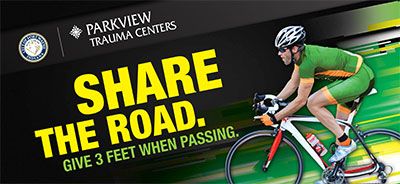 Share the road graphic with bike