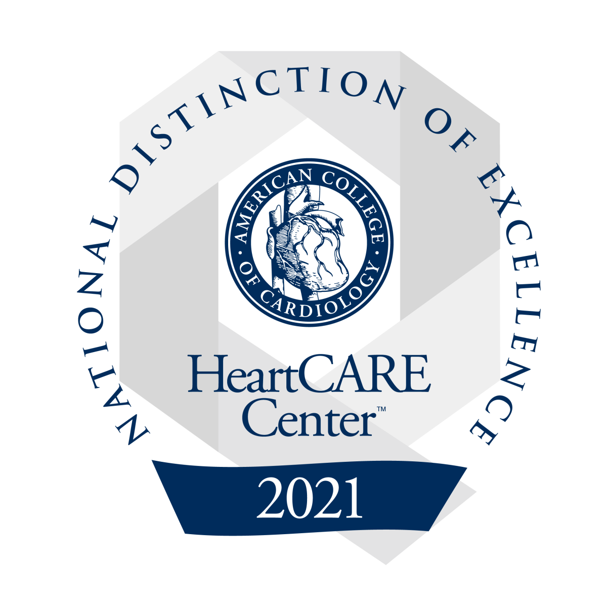 HeartCARE Center Award Seal