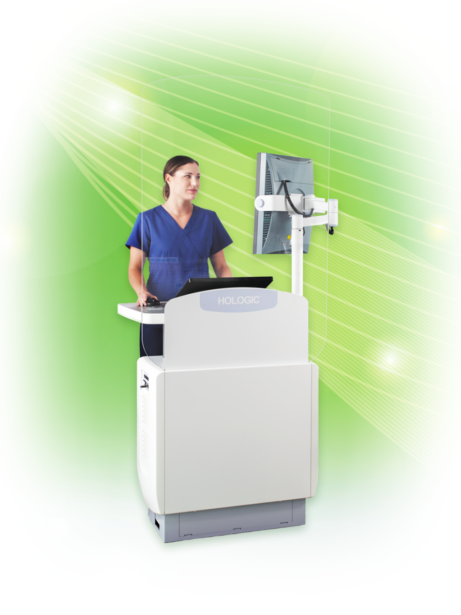 3D Mammography unit and technician