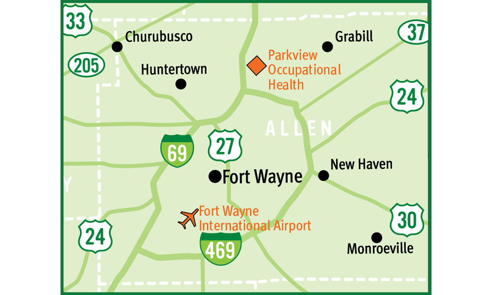 Fort Wayne Map